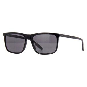 New MONT BLANC Black Square MB0116S 001 Sunglasses Women